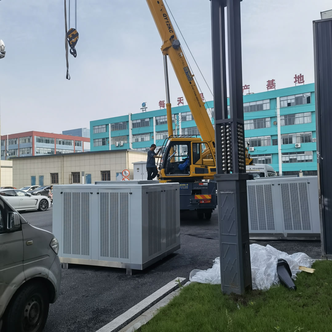 15kW涡轮离心冷风机安装案例